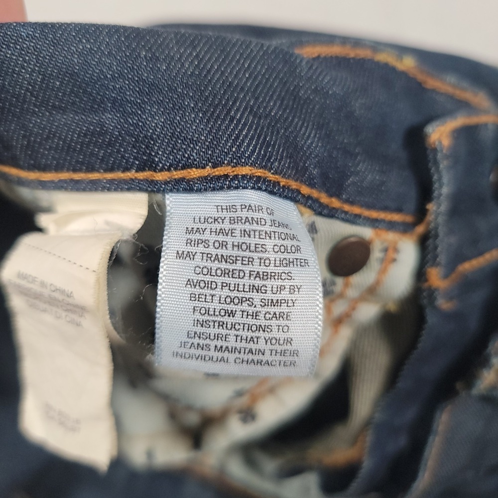 Lucky Brand Women Sweet N Low Bootcut Jeans Size 8 Blue Mid Rise Denim - Picture 12 of 16